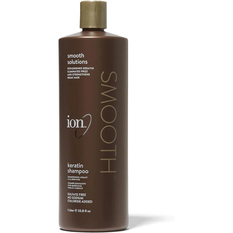 Shampoo Ion Suavizante Con Keratina Para El Cabello 1 Litro