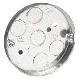 Electrical Box, Round Ceiling Pan, 4X1/2In