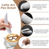 Latte Art Pen, White Spice Pen Electric Coffee Pen for