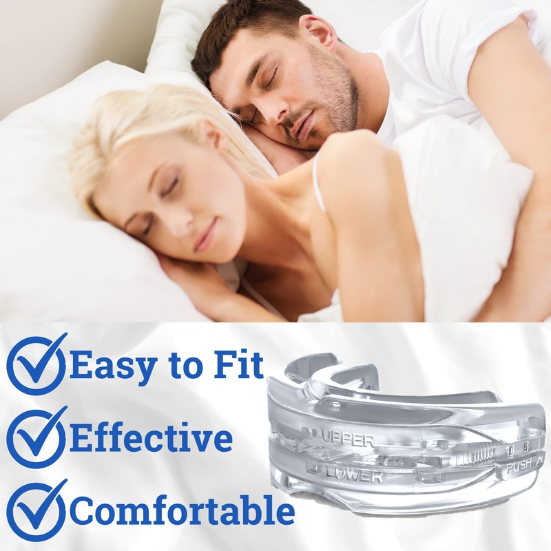 AFFINA sleep easy mouth piece stop snoring device with adjustable