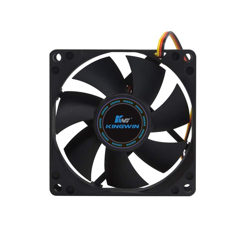 Kingwin 80mm Silent Fan – Quiet PC Cooling Fan for
