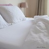 Luxury Extra Soft Fitted Bed Sheet ALICIA, 100% Stonewashed Linen