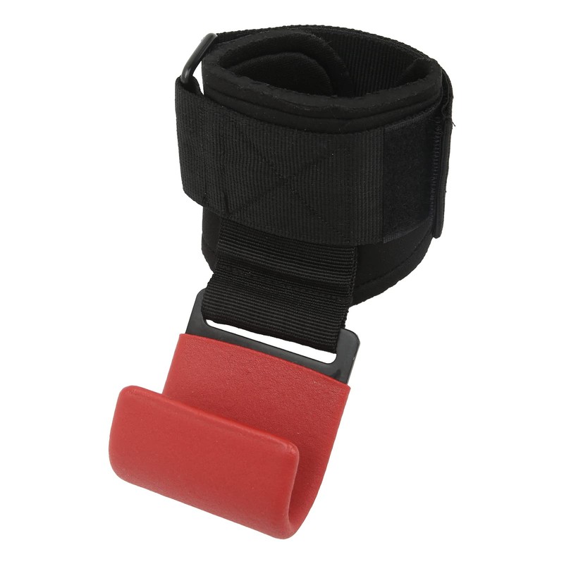 Weight Lifting Hand Grip, Steel Hook SBR Pad Heavy Duty