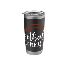 Football Nanny Grandma Nanny Of A Football Player Nanny Stainless Steel Insulated Tumbler
