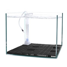 BaoZqua Undergravel Filter System for 5 Gallon Fish Tank, Air-Driven Biofiltration Aquarium Filter Kit with 6 Modular Plates & Adjustable Lift Tube, Cut-to-Fit Under Gravel System for Clear Water