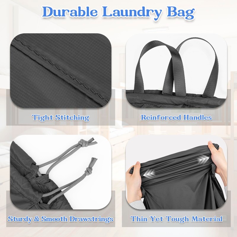 Extra Large Heavy Duty Laundry Bag for Dorm & Family
