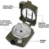 Roobuck Survival Military High-Precision Compass with Waterproof Shakeproof Emergency Luminous