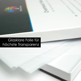 OfficeTree® 50 sheets high quality overhead film DIN A4 transparent laser printer copier OHP for best printing and projection quality.