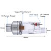 Premium Airbrush in Line Mini Air Filter Water Trap with