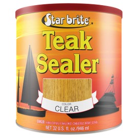 Star brite Teak Sealer - Clear - One Coat Formula, 32 Oz Quart