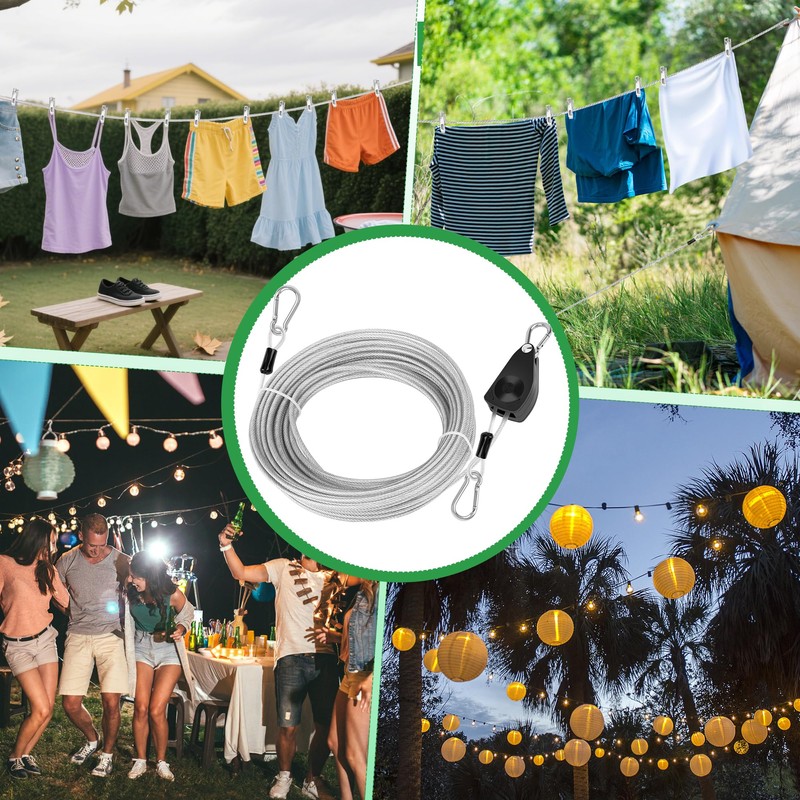 Windspeed Retractable Clothesline Outdoor Heavy Duty Travel Clothesline Retractable Clothes