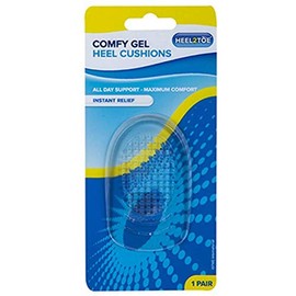 Feet Protectors, Clear Gel Shoe Cushions for Heel, Ball of Foot or Blister Spots (Heel Cushions)