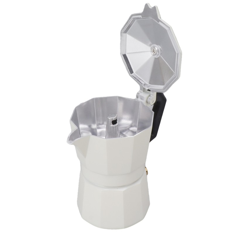 Stovetop Moka Pot Italian Hand Brewed Coffee Maker Aluminum Alloy