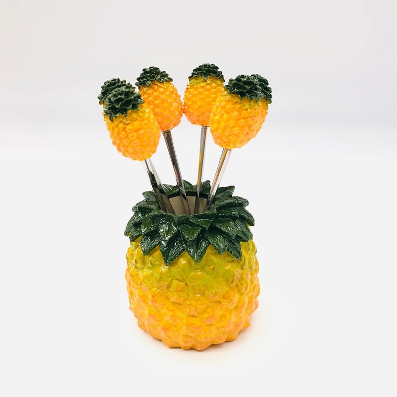 Fruit Pineapple Shaped Dessert Cutlery Set FS237