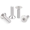 50Pcs Leryati M5 (5mm x 25mm) Hex Socket Countersunk Machine