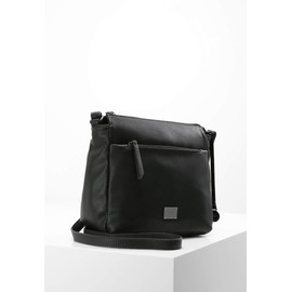 L.Credi Women's Budapest Shoulder Bag, Black (Black), 9 x 23 x 25 cm, Black (Black)