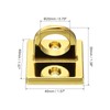 PATIKIL Pad Eye Plate U Hooks, Metal Ceiling Hook Wall