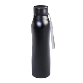 axentia Stainless Steel Water Bottle, Silver, Approx. 1 Litre