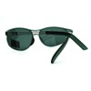 Indestructible TR90 Frame Polarized Lens Sporty Officer Style Sunglasses -