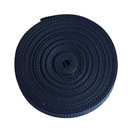 Polypropylene Webbing Straps Tape Backpack Luggage Straps Crafts Outdoor DIY Colours Lengths (Navy Blue, 25mm (1") / 2m)
