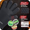 KITCHEN PERFECTION XL Silicone Smoker Oven Gloves-Extreme Heat Resistant BBQ
