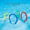 Xrten 4 Pieces Children's Diving Rings Pool Toy, Diving Toy,