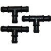 Agralan AS32 Soaker Hose Tee Connectors (Pack of 3)
