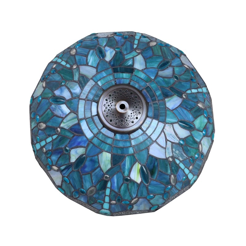 Chloe Lighting SUNNIVA Dragonfly Tiffany-Style 2-Light Table Lamp 16" Shade