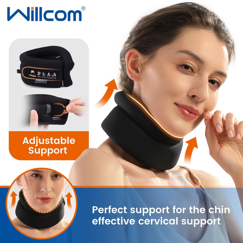 Willcom Neck Brace -Foam Cervical Collar - Soft Neck Support