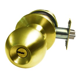 Dexter 6280 Cerradura de Perilla "Doble Llave" Deluxe Cilíndrica con Llave de Alta Seguridad