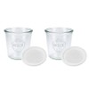 WECK Mold Jar 742 Canning Jars made of Transparent Glass