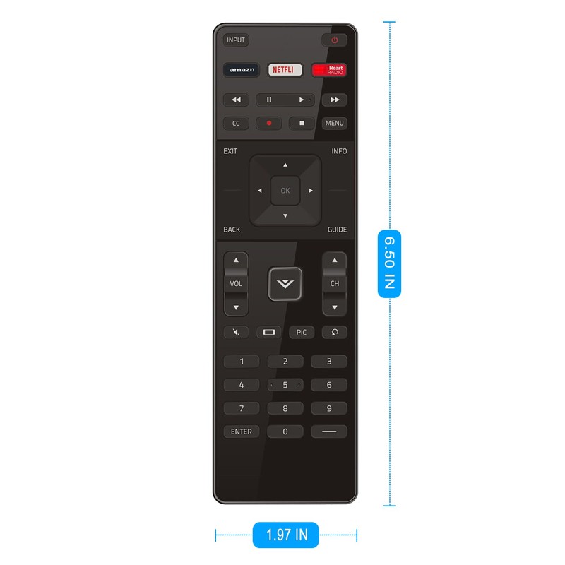 XRT122 Replacement Remote fit for VIZIO LED LCD TV HDTV