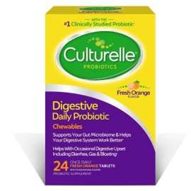Culturelle 05/2026 Culturelle Digestive Health Daily Probiotic Chewables, Probiotic For Men
