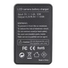 SEIVI Camera Battery Single Charger with LCD Display USB Intelligent