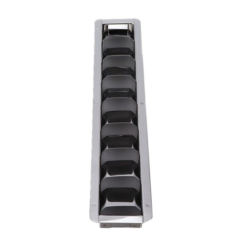Marine Vent Grille Oblong Stainless Steel 8 Slots Grid Cover