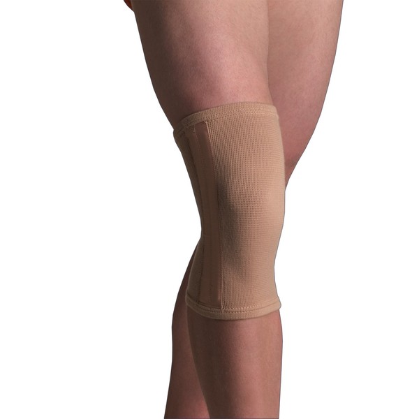 Thermoskin Elastic Knee Stabilizer Support, Beige, Large