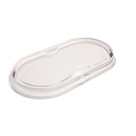 T&G Clear Acrylic Double Mill Rest / Work Surface and Dining Table Protector, 15.5 x 8.8 x 1.2 cm