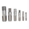 6Pcs NPT Pipe Tap Set Thread HSS for Plumber Industrial