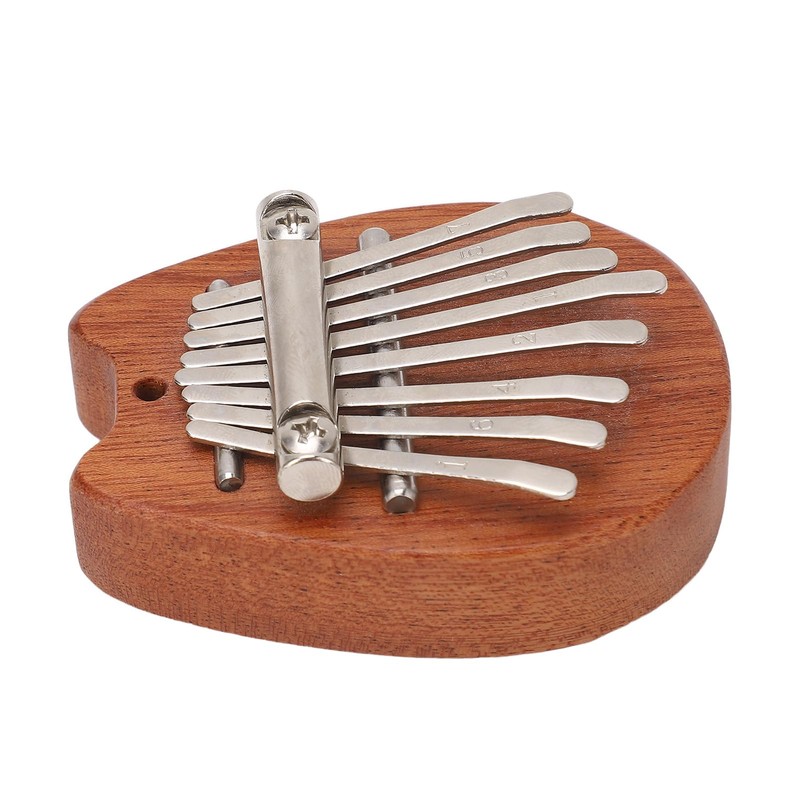 Kalimba Fingerklavier aus Holz mit 8 Tasten, tragbares Daumenklavier mit