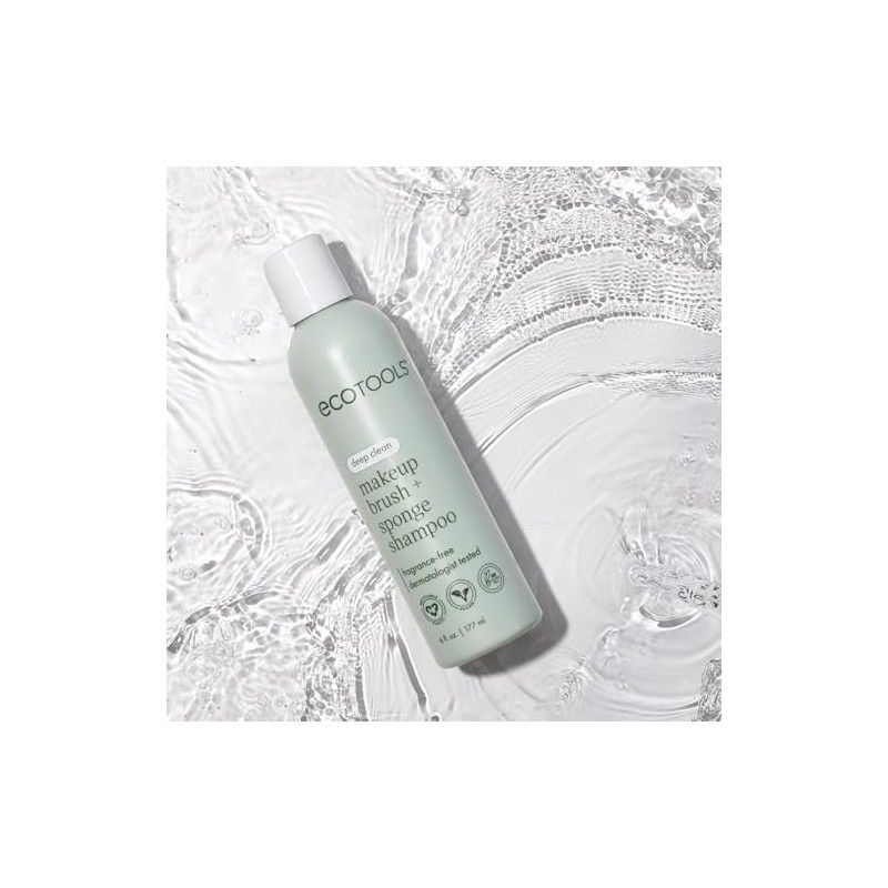 EcoTools EcoTools Makeup Brush and Sponge Shampoo, Removes Makeup, Dirt,