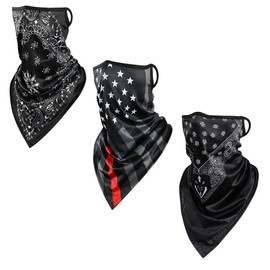 YBRAVO Cool Face Cover, Neck Guard, Over the Ear, UV Protection, UPF 50+, Sun Protection, Summer, Breathable, Easy to Breathe, Sweat Absorbent, Quick Drying, Fishing, Sports, Biking, Running, Golf,