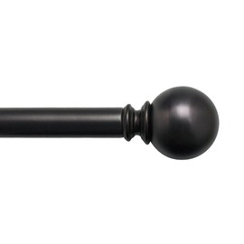 Bali Blinds 1" Ball Decorative Rod Set, 36-66", Bronze