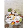 Mud Pie, White Taco Bar Condiment Serving Platter