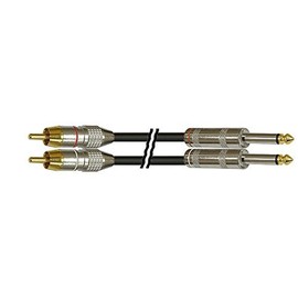 ClassicPro Audio Cable (RCA Pin to Phone 6.6 ft (2 m) Dual (PAPILIO Testing, Special Packaging Product)