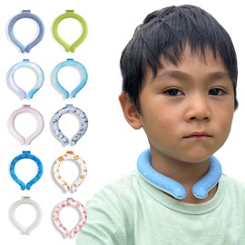 [2024 Design by Japan] Ascoa Neck Cooler, Kids' Cool Ring, Plant-derived PCM, Neck Hanging, 28°C, Naturally Freezing, Cool Neck, Heatstroke Countermeasure, Heat Protection, Cooling Goods, Heat