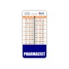 Pharmacist Badge Buddy Vertical w/Height & Weight Conversion Charts (Standard,
