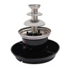 Chocolate Fountains,3Tier Electric Chocolate Fondue Fountain Machine With Fruit Plate