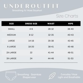 Underoutfit at Waist Boyshorts - Shapewear Shorts Tummy Control - Boy Shorts Shapewear for Women, Tummy Control Shorts Sand