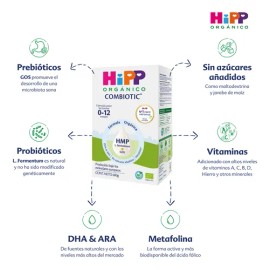 Hipp Orgánico Combiotic Fórmula Infantil 0-12 Meses - 2 Pack