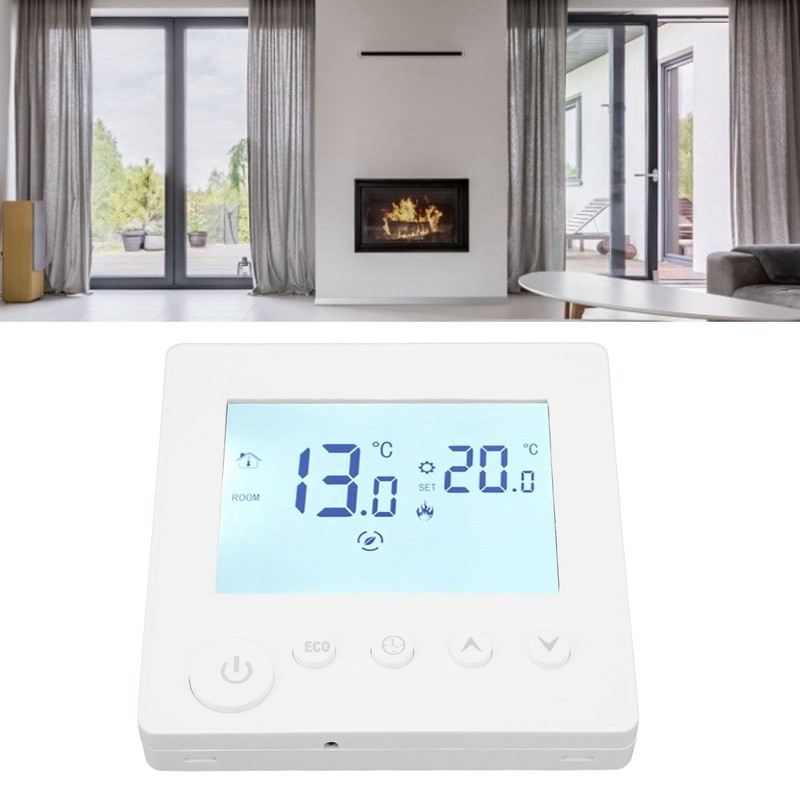 Digital Thermostat LCD Display Timing Temperature Controller for Heating